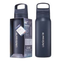 Botella de acero inoxidable LifeStraw Go 2.0 Series Azul océano (1000 ml)
