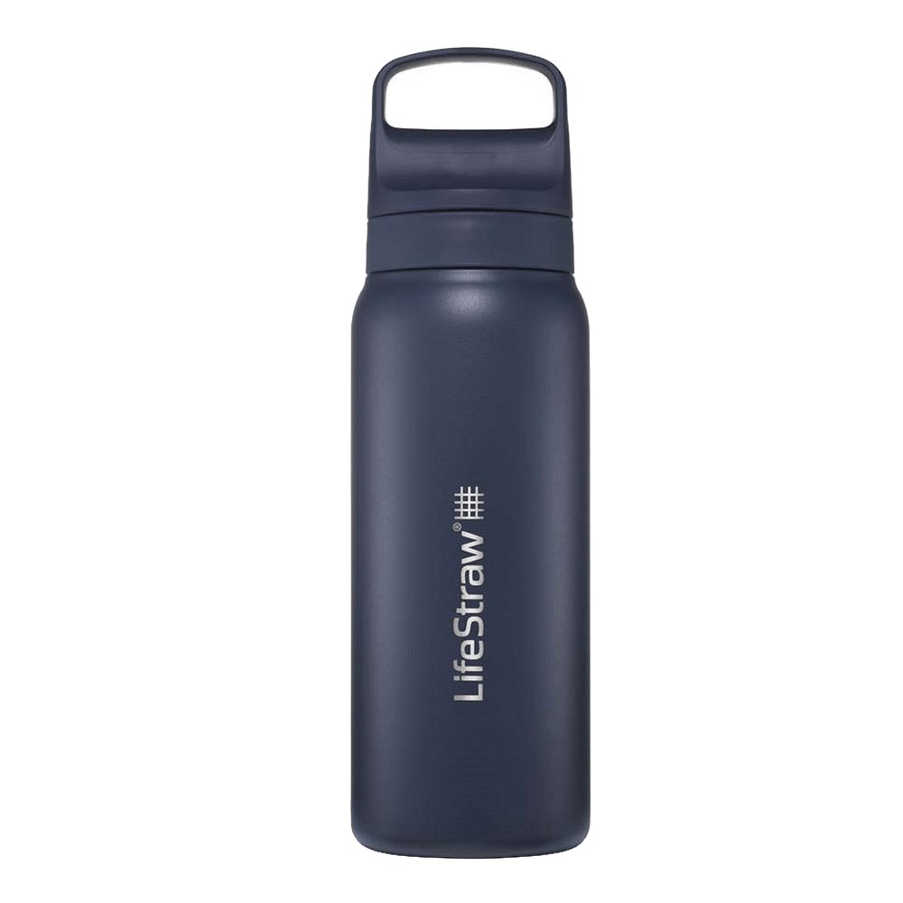 Botella de acero inoxidable LifeStraw Go 2.0 Series Azul océano (1000 ml)