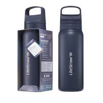 Botella de acero inoxidable LifeStraw Go 2.0 Series Azul océano (700 ml)