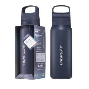 Botella de acero inoxidable LifeStraw Go 2.0 Series Azul océano (700 ml)