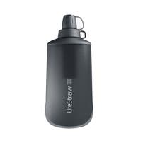 LifeStraw Peak Series Botella Plegable Exprimible 1l Dark Mountain Gray