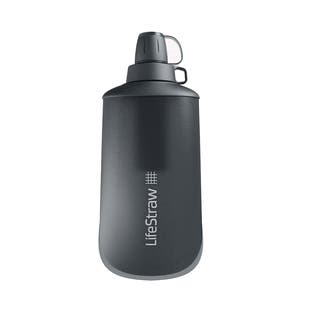 LifeStraw Peak Series Botella Plegable Exprimible 1l Dark Mountain Gray