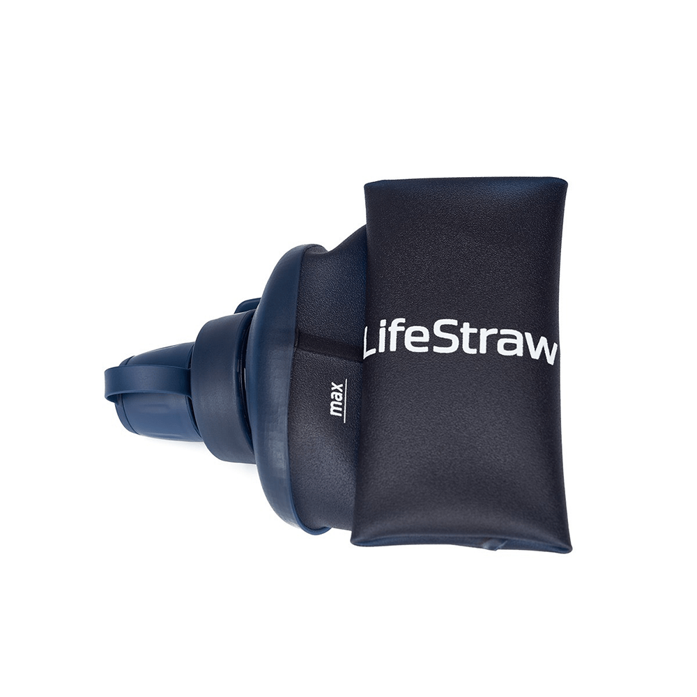 Botella Plegable de Compresión LifeStraw Peak Series 1l Azul Montaña