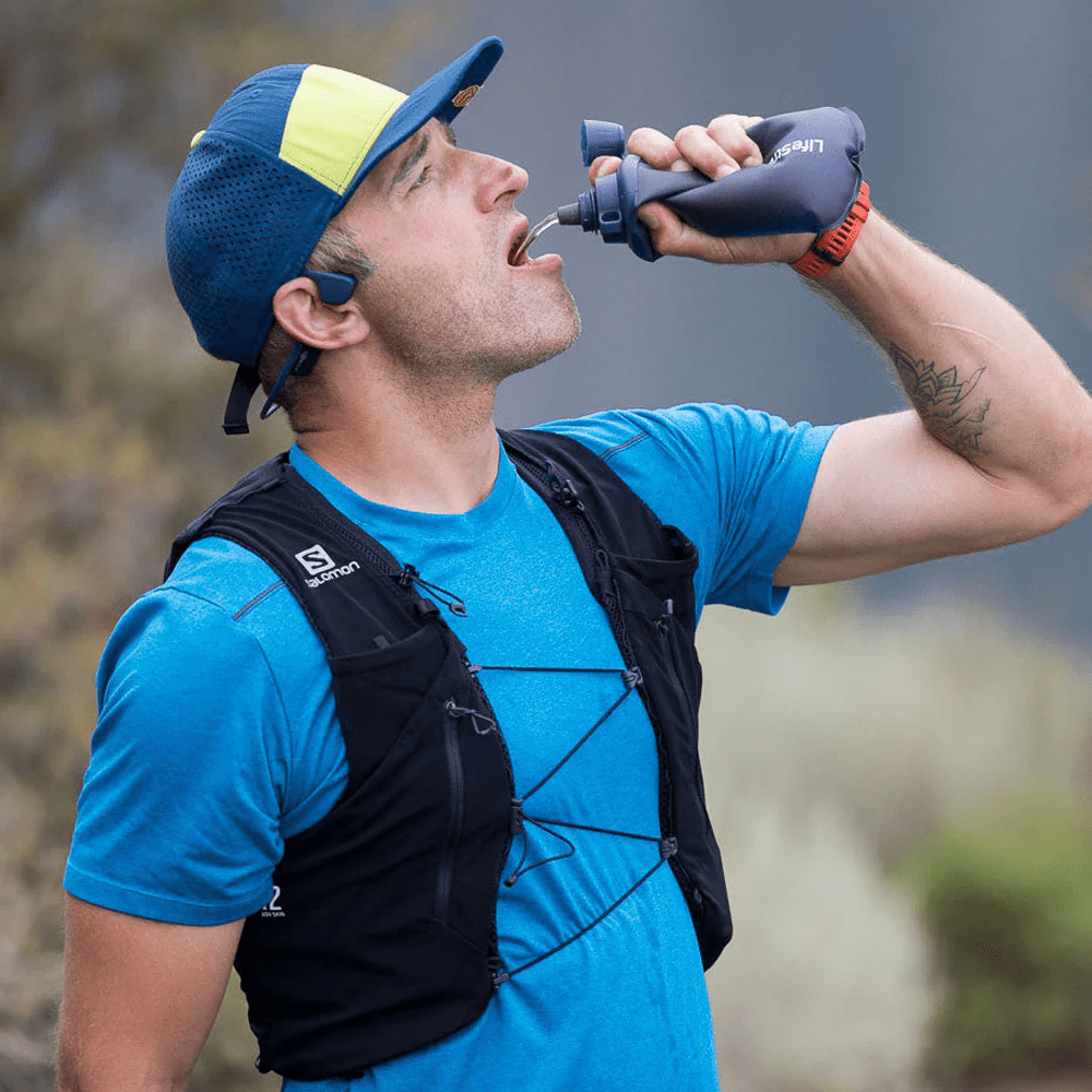LifeStraw Peak Series Botella Plegable Exprimible 650ml Azul Montaña