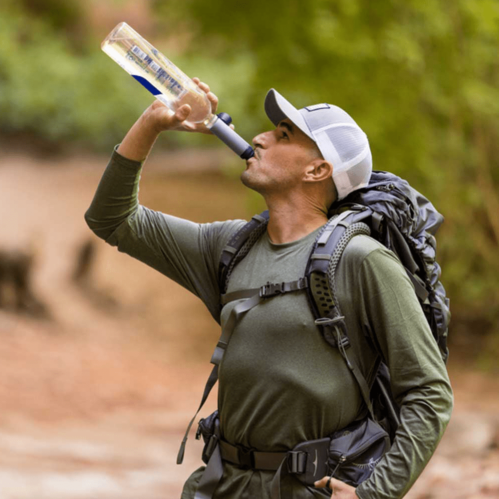 LifeStraw Peak Series Solo Filtro de Agua Azul Montaña