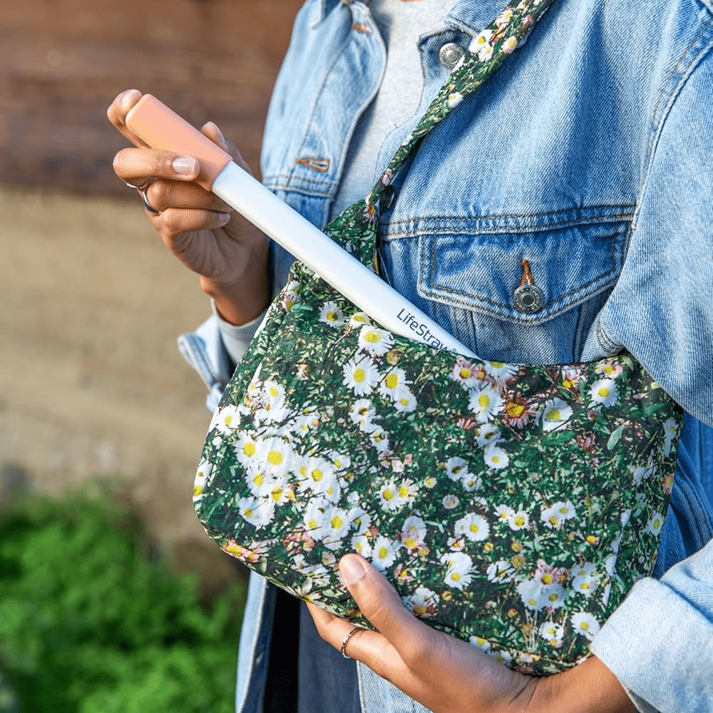 Pajilla filtrante LifeStraw Sip de acero inoxidable - Rosa albaricoque