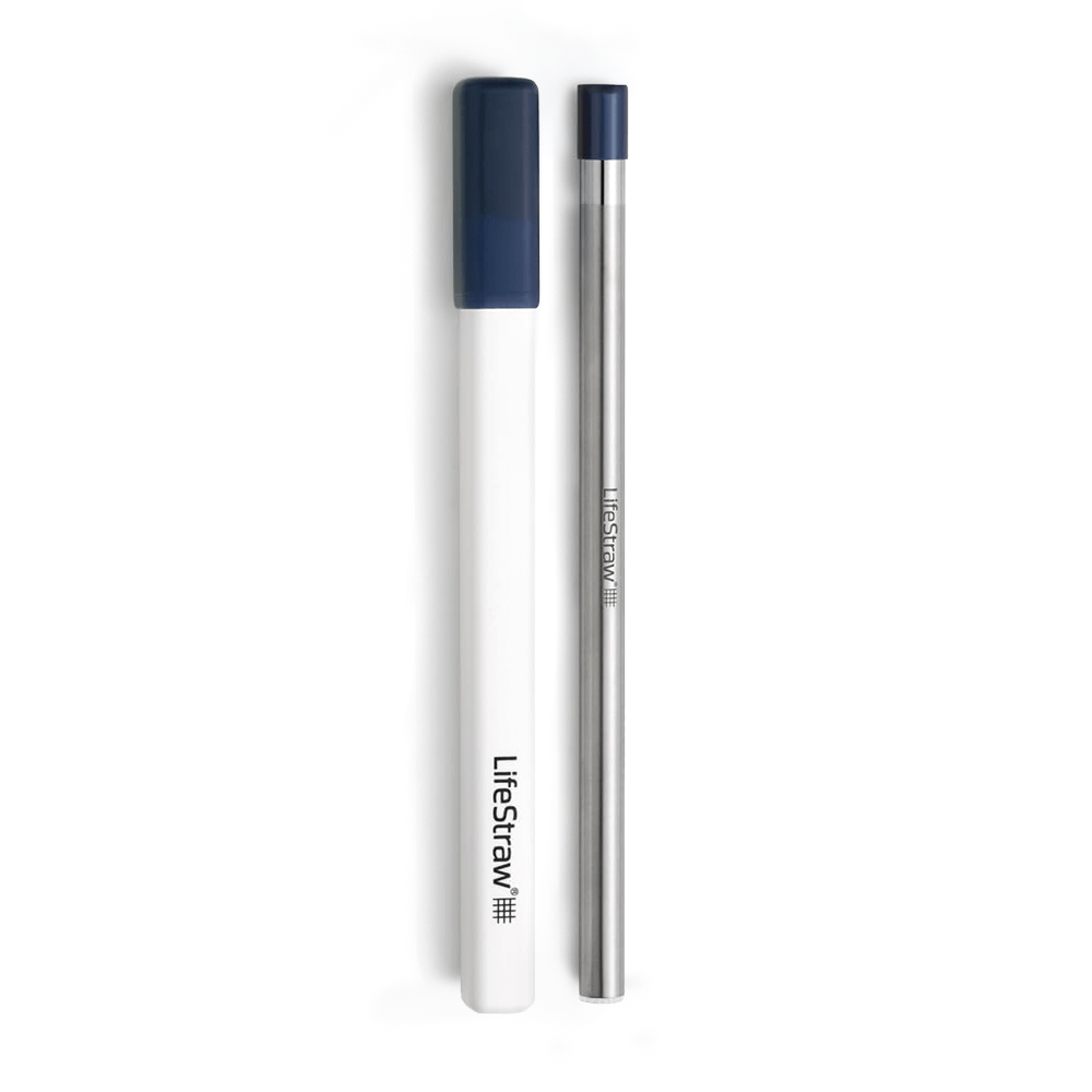 Pajilla filtrante LifeStraw Sip de acero inoxidable - Azul medianoche