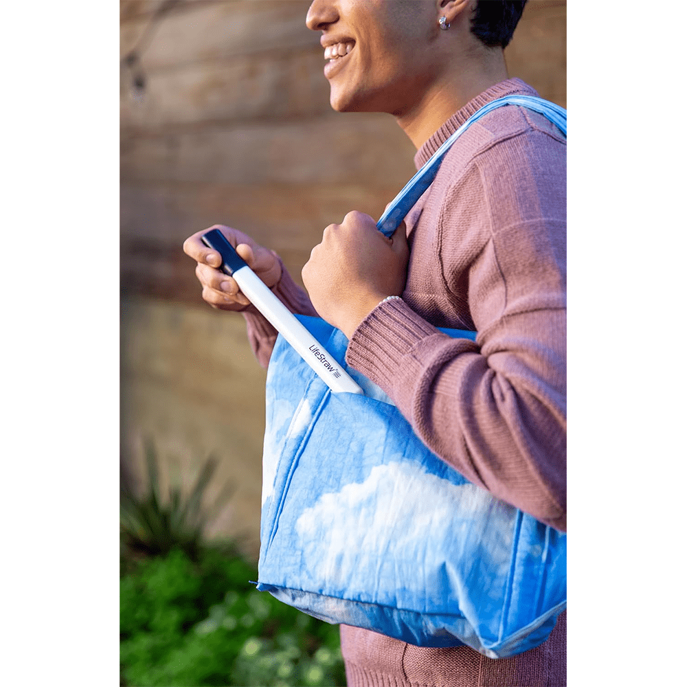 Pajilla filtrante LifeStraw Sip de acero inoxidable - Stormy Blue