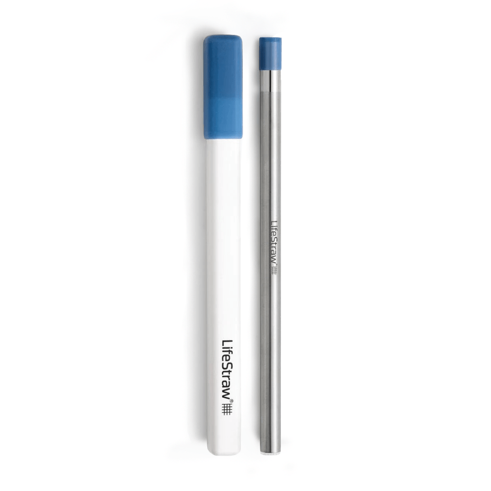 Pajilla filtrante LifeStraw Sip de acero inoxidable - Stormy Blue