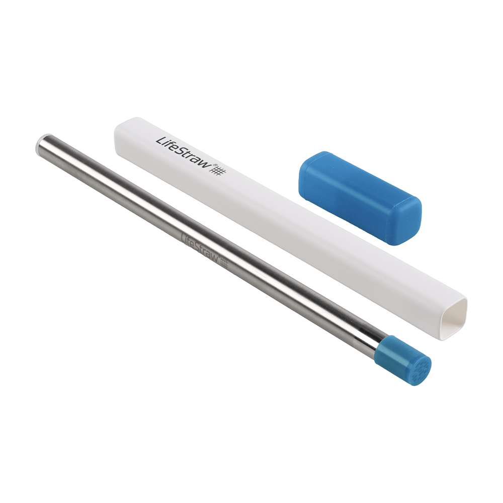 Pajilla filtrante LifeStraw Sip de acero inoxidable - Stormy Blue
