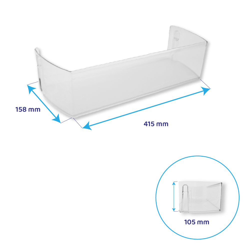 Botellero de nevera LG 415x158mm MAN64889901