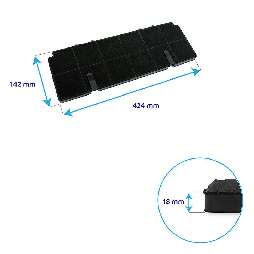 Filtro de carbono AEG MCFB71