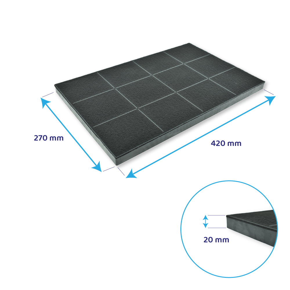 Filtro de carbono para campana AEG 9029865061 / MCFB91
