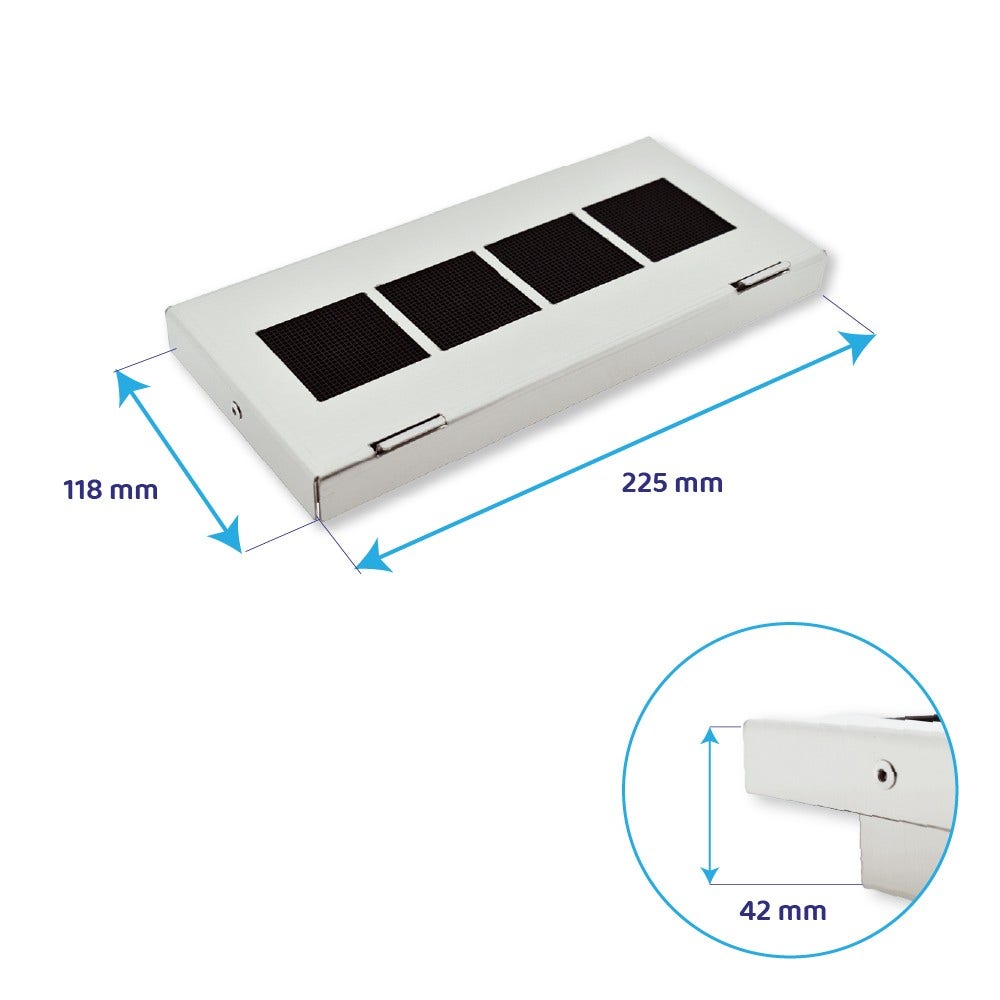 Filtro de carbono regenerable para campana AEG MCFB93 / 9029865087