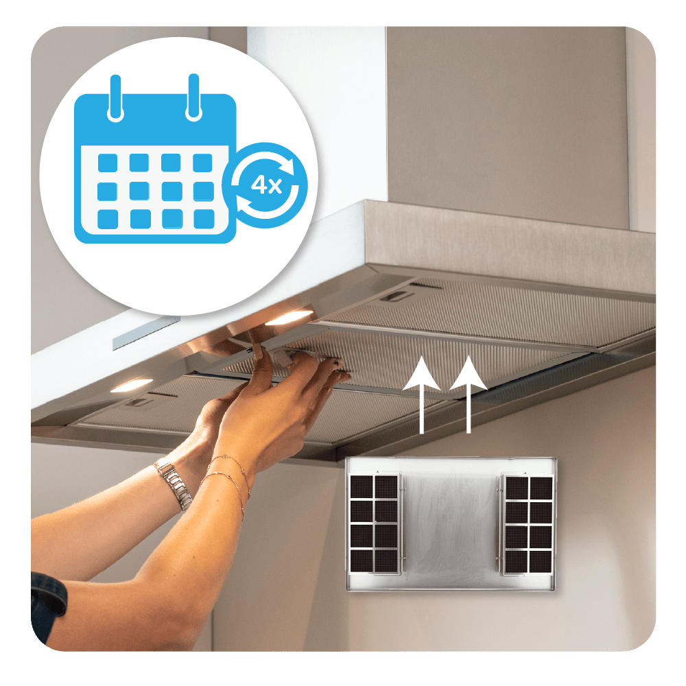 Filtro de carbono regenerable para campana AEG MCFB93 / 9029865087