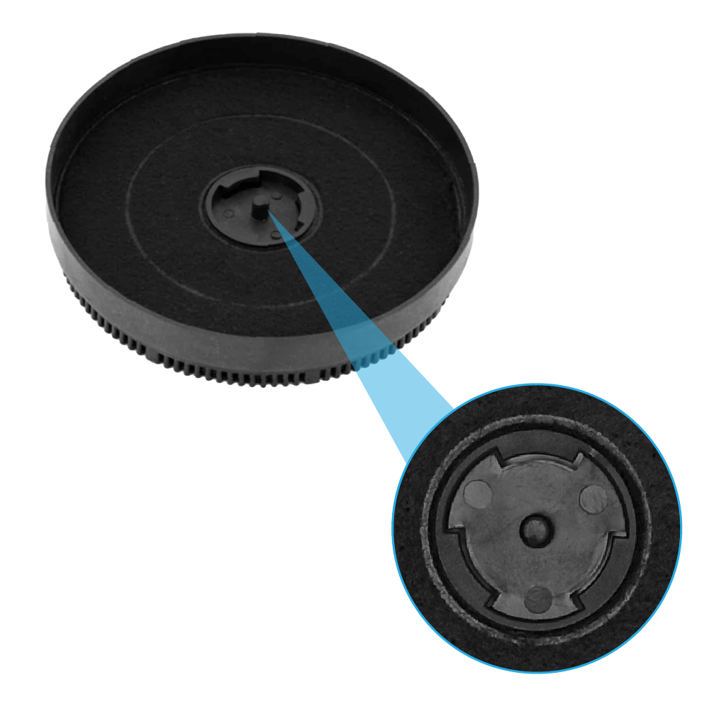 Filtro de carbono activo Master Kitchen KIT/CHFIL CA2 / 03534601 (x2)
