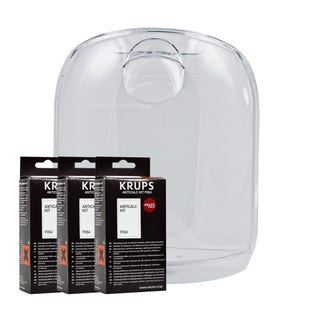 Set de mantenimiento para cafetera Krups Depósito de agua + 3x Set de descalcificación