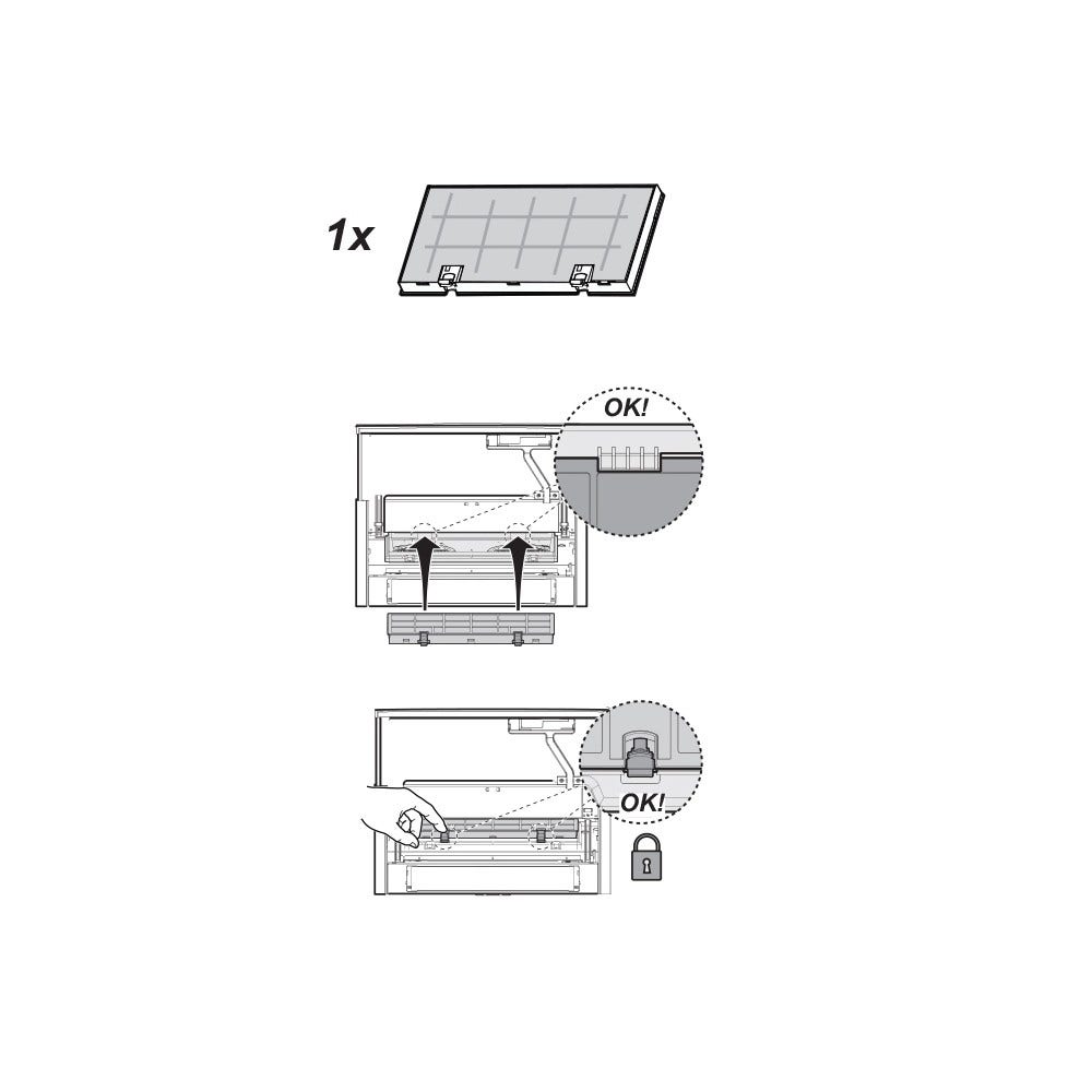 Filtro de carbono Siemens 460450 / LZ33900