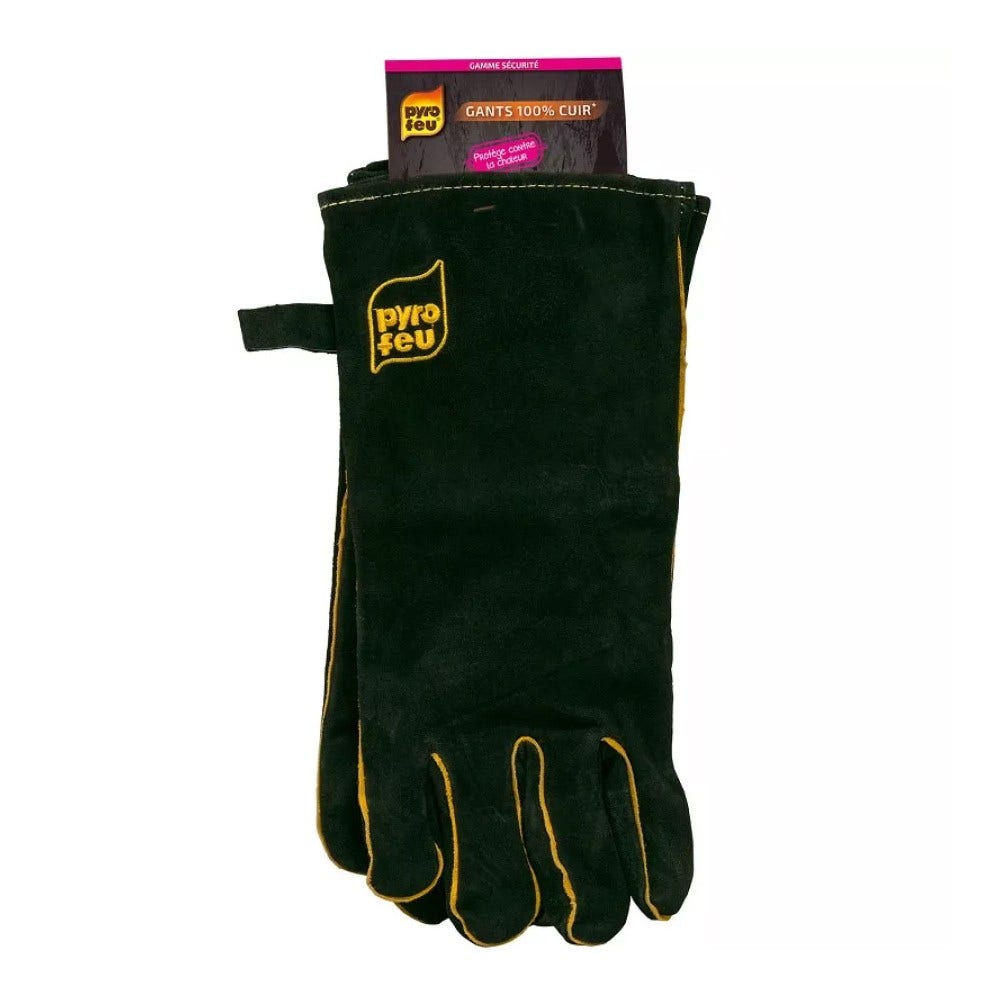 Guantes de cuero resistentes al calor Pyrofeu