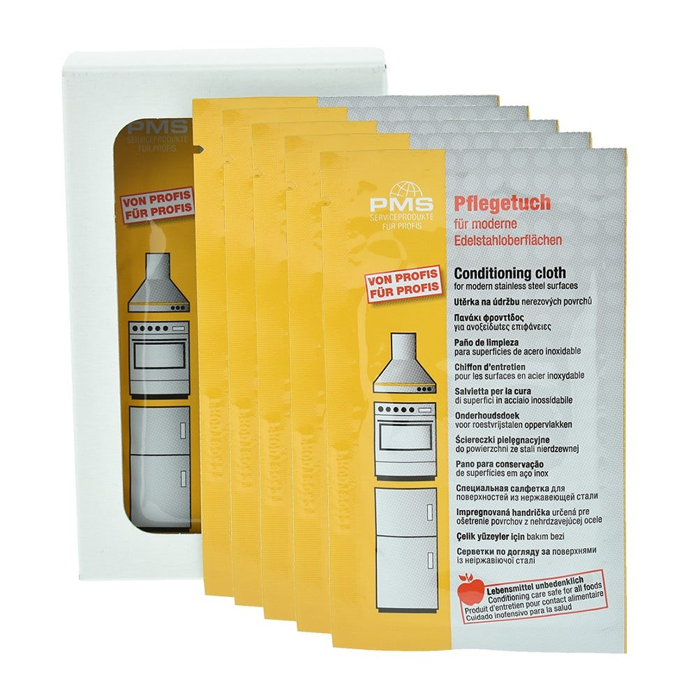 Paños de mantenimiento para acero inoxidable (5 uds.)