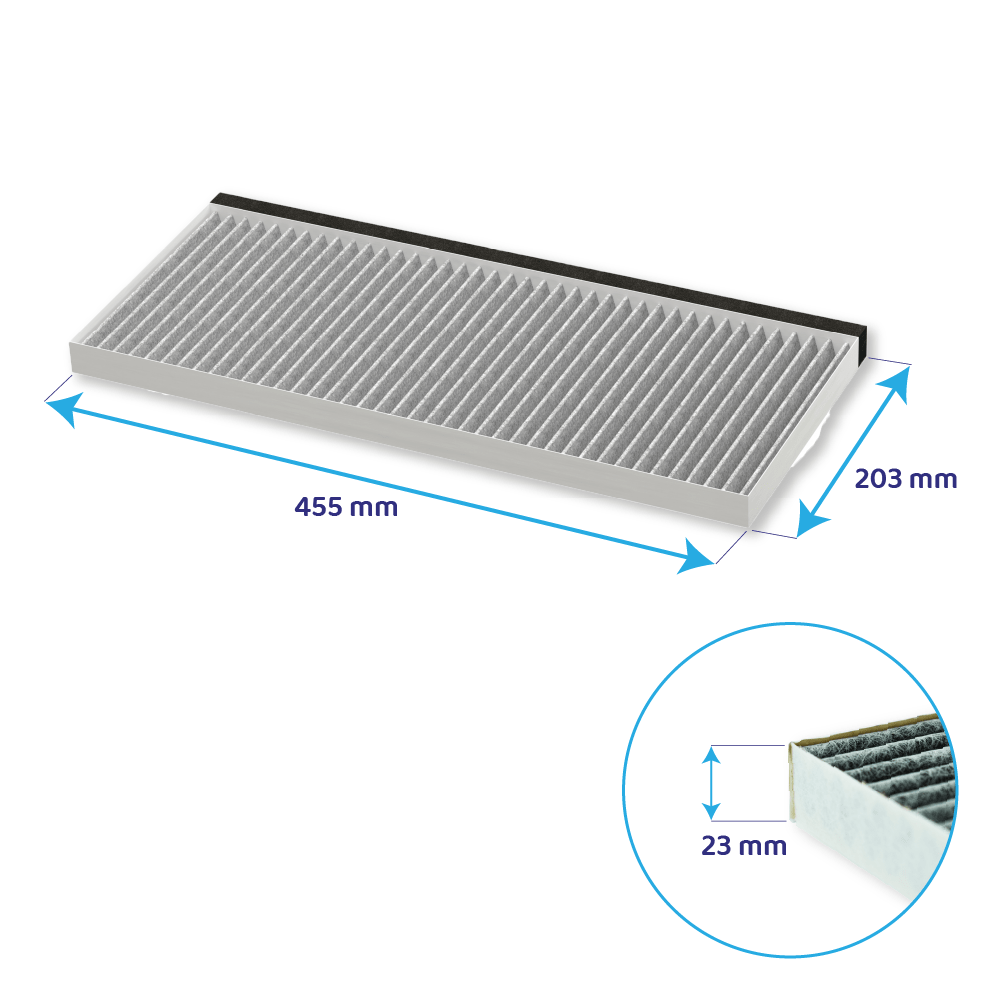 Filtro de carbono CleanAir Junker 17006837