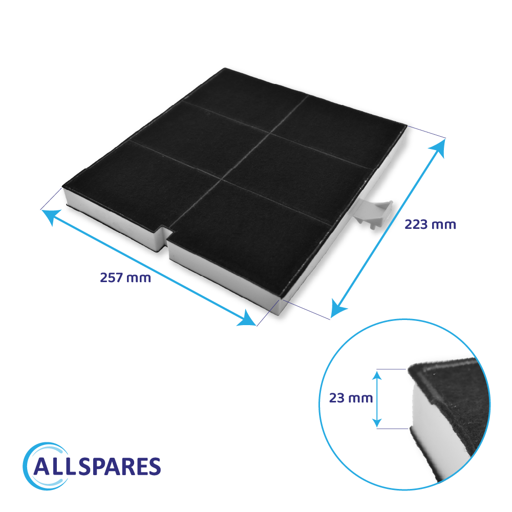 Filtro de carbono compatible con Neff 361047 / 00361047