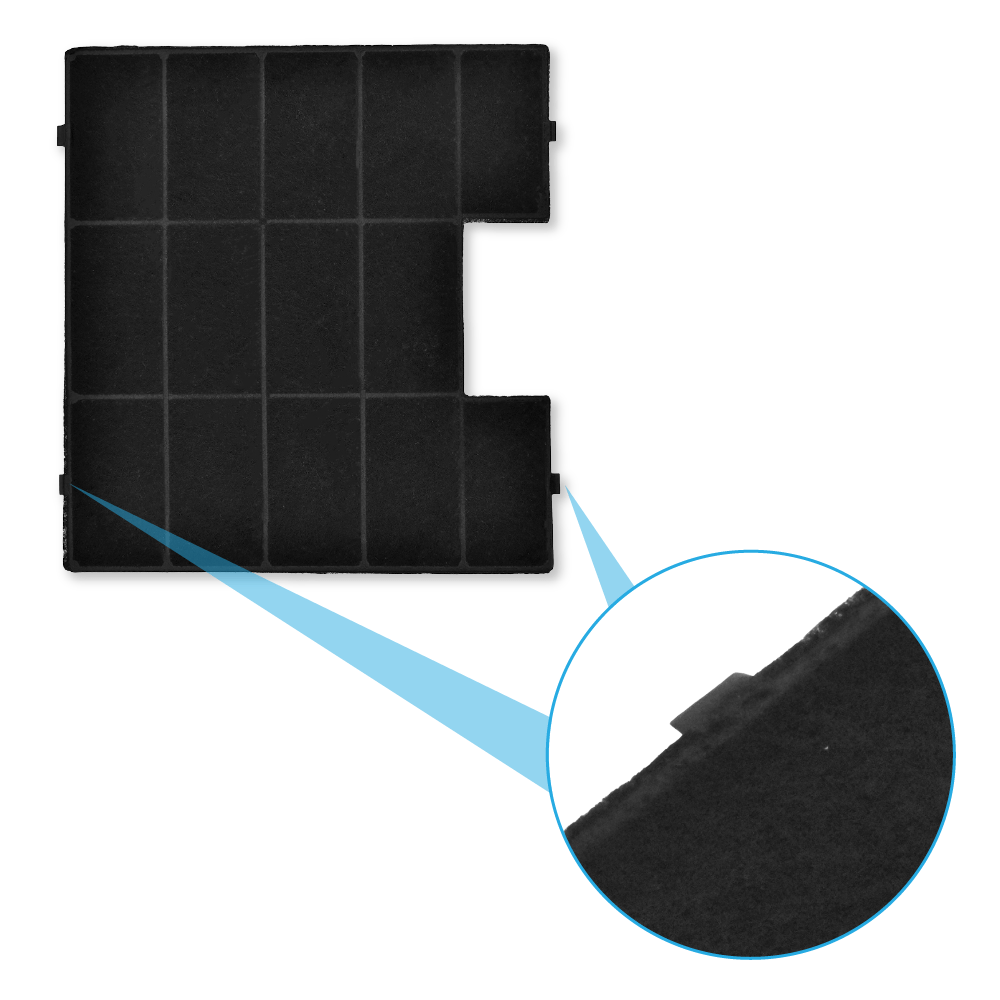 Filtro de carbono para campana extractora DeDietrich AS0081832
