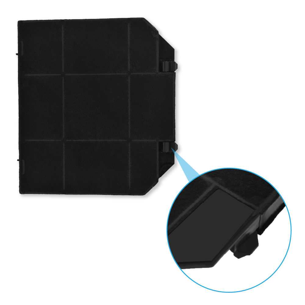 Filtro de carbono compatible con Roblin 112.0016.756 / 5403008