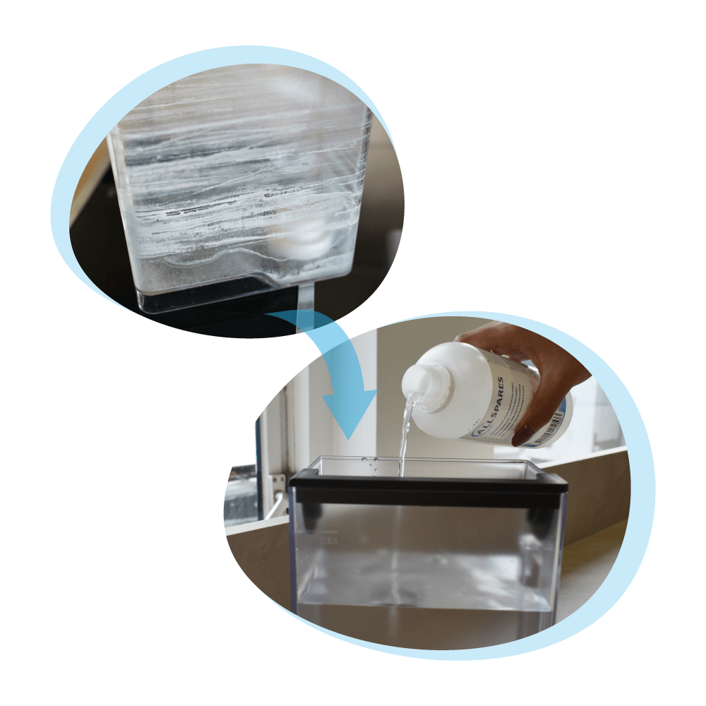 Descalcificador líquido compatible con DeLonghi EcoDecalk DLSC500 (500 ml)