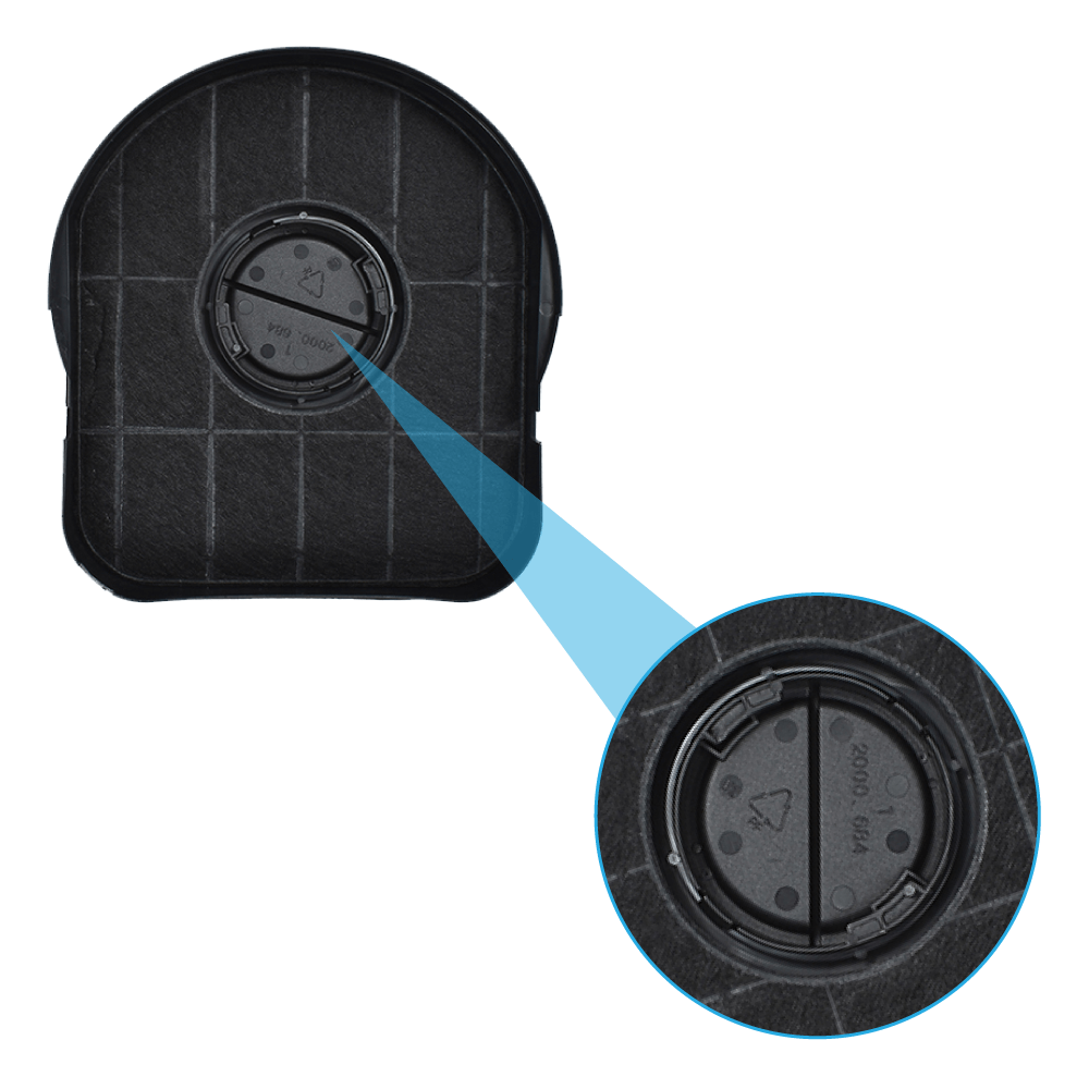 Filtro de carbono compatible con Whirlpool Tipo 200 / DKF42
