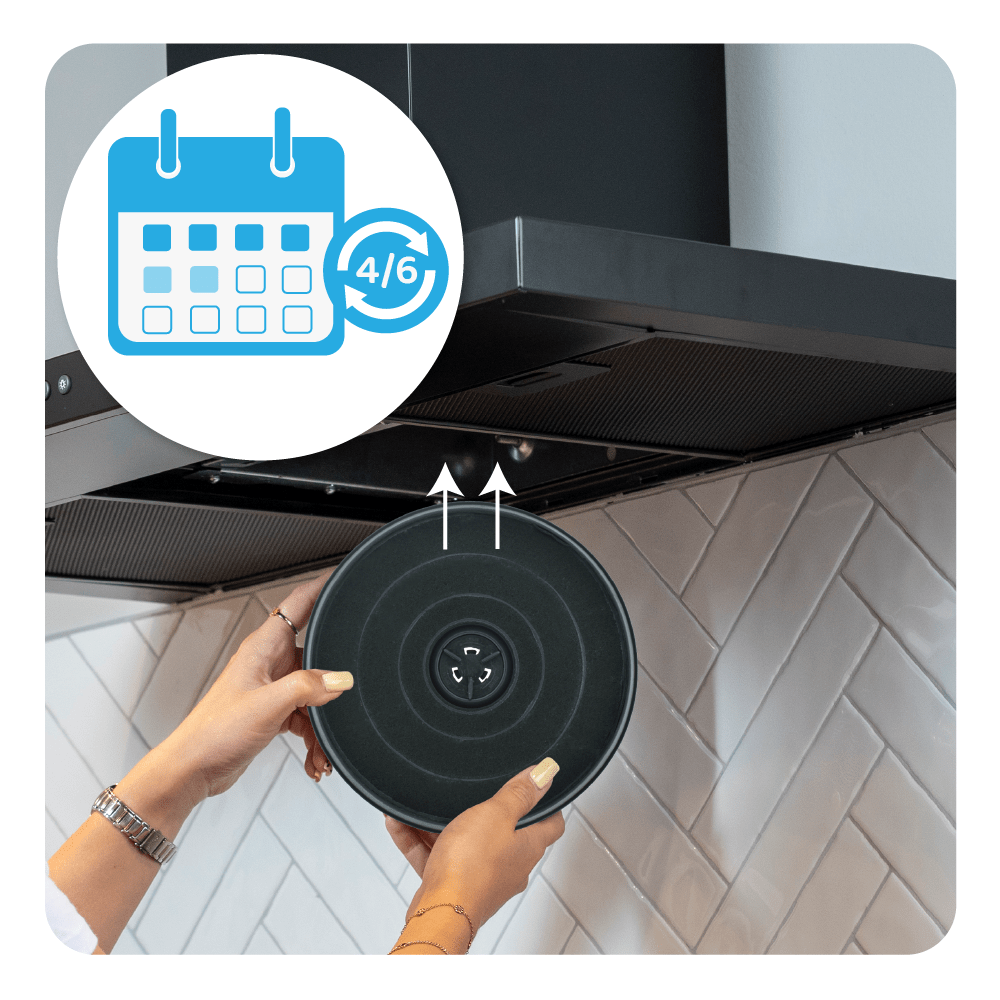 Filtro de carbono compatible con Zanussi EFF57 / MCEF03