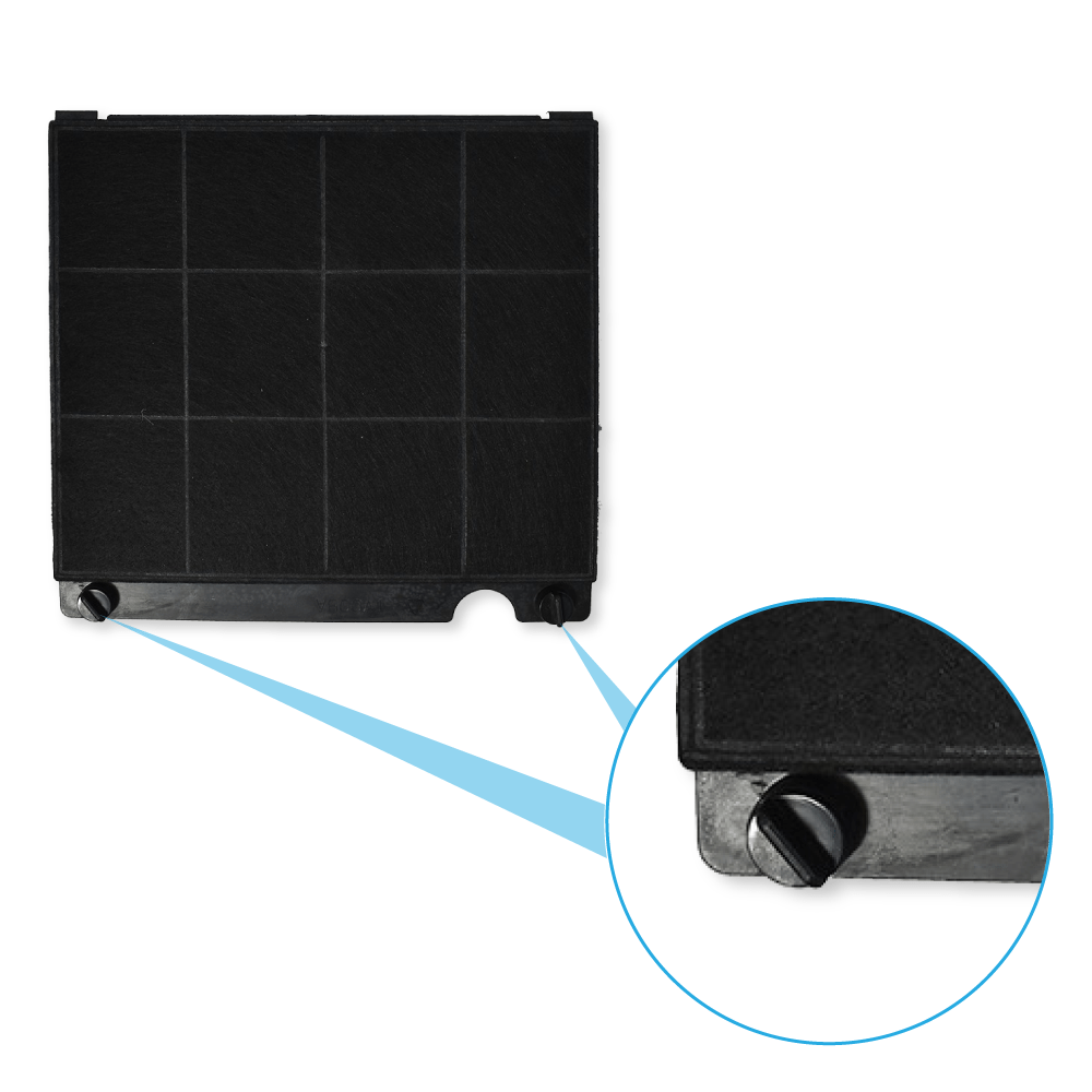 Filtro de carbono compatible con Ikea 484000008575 / CHF15/1