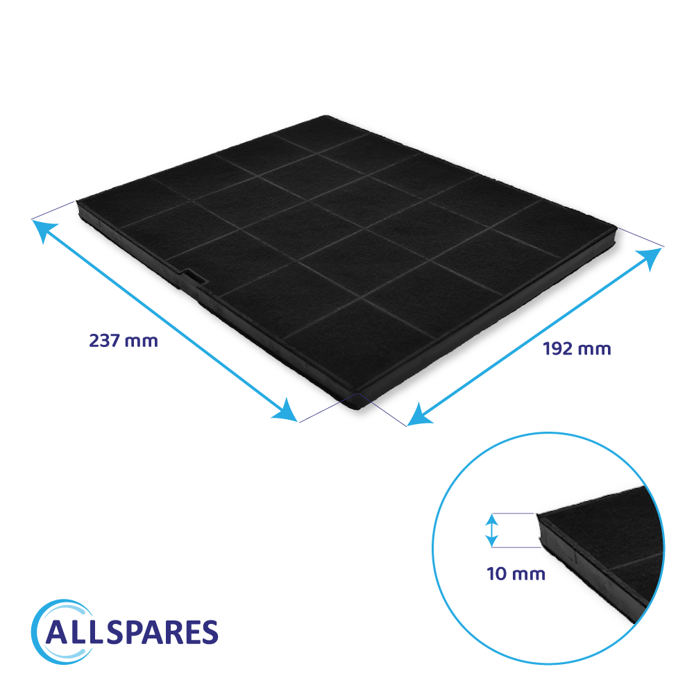 Filtro de carbono compatible con Airforce AFFCAF16 (x2)