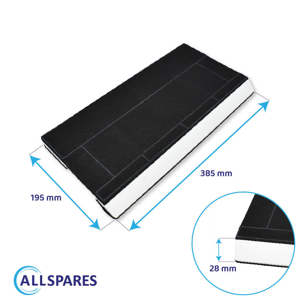 Filtro de carbono compatible con Siemens 434229