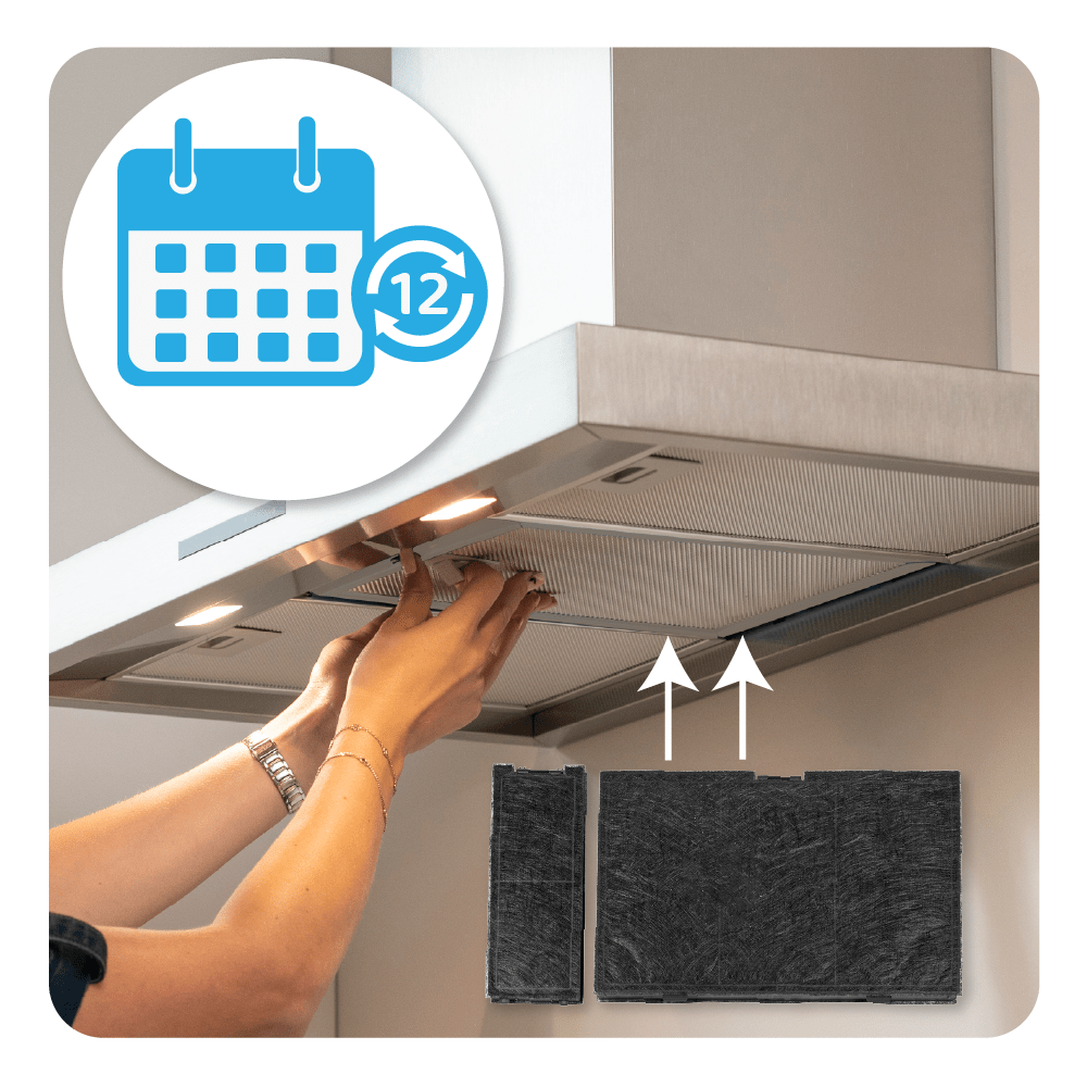 Filtro de carbono compatible con Gaggenau 17000965 / 11018700 (x2)