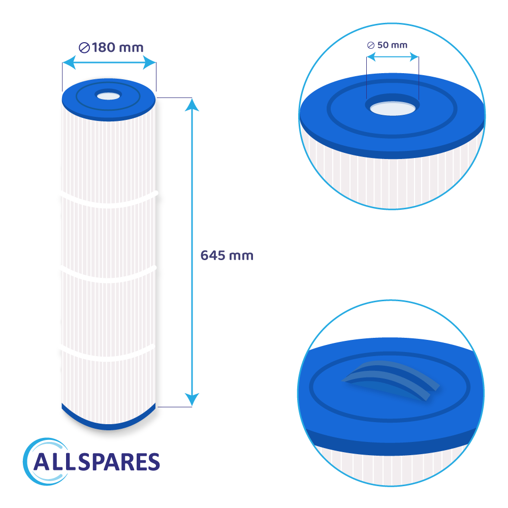 Filtro de piscina compatible con Weltico C6 / 62616