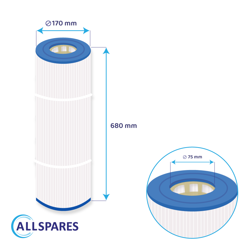 Filtro de piscina compatible con Astral Pool Viron QL420