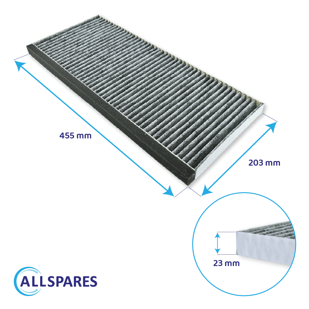 Filtro de carbono compatible con Siemens 17006837
