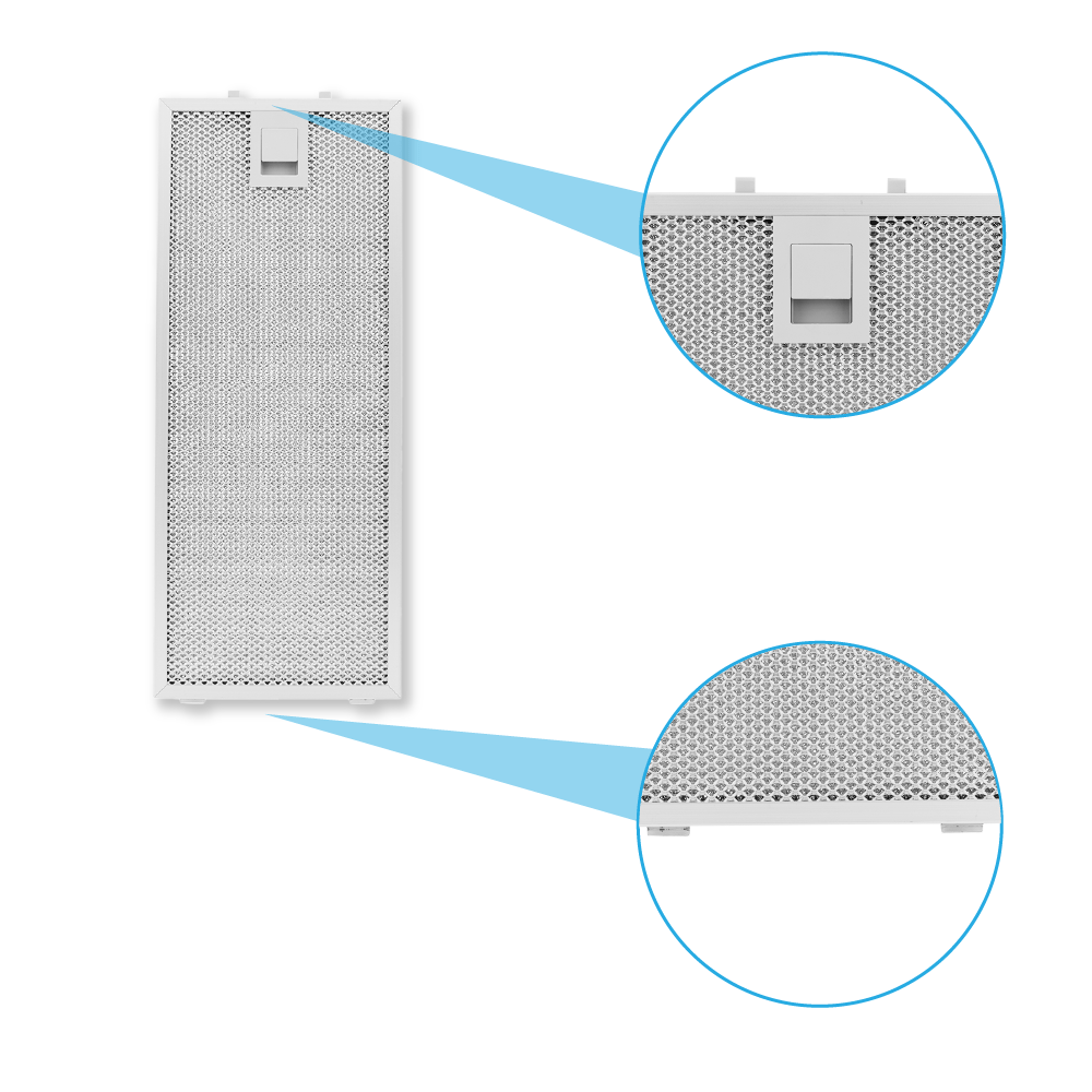Filtro metálico Siemens 340x140mm 11022471