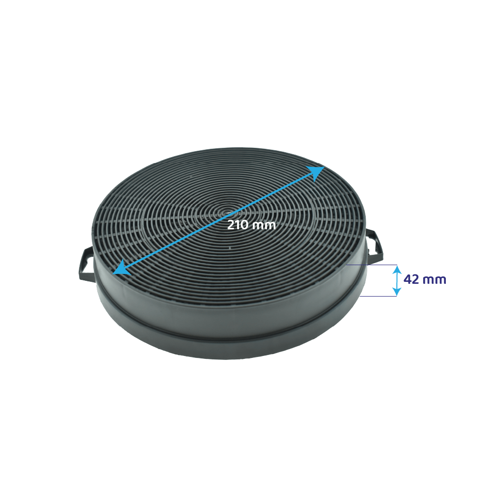 Filtro de carbono compatible con Constructa 353121 / 00353121 (x2)