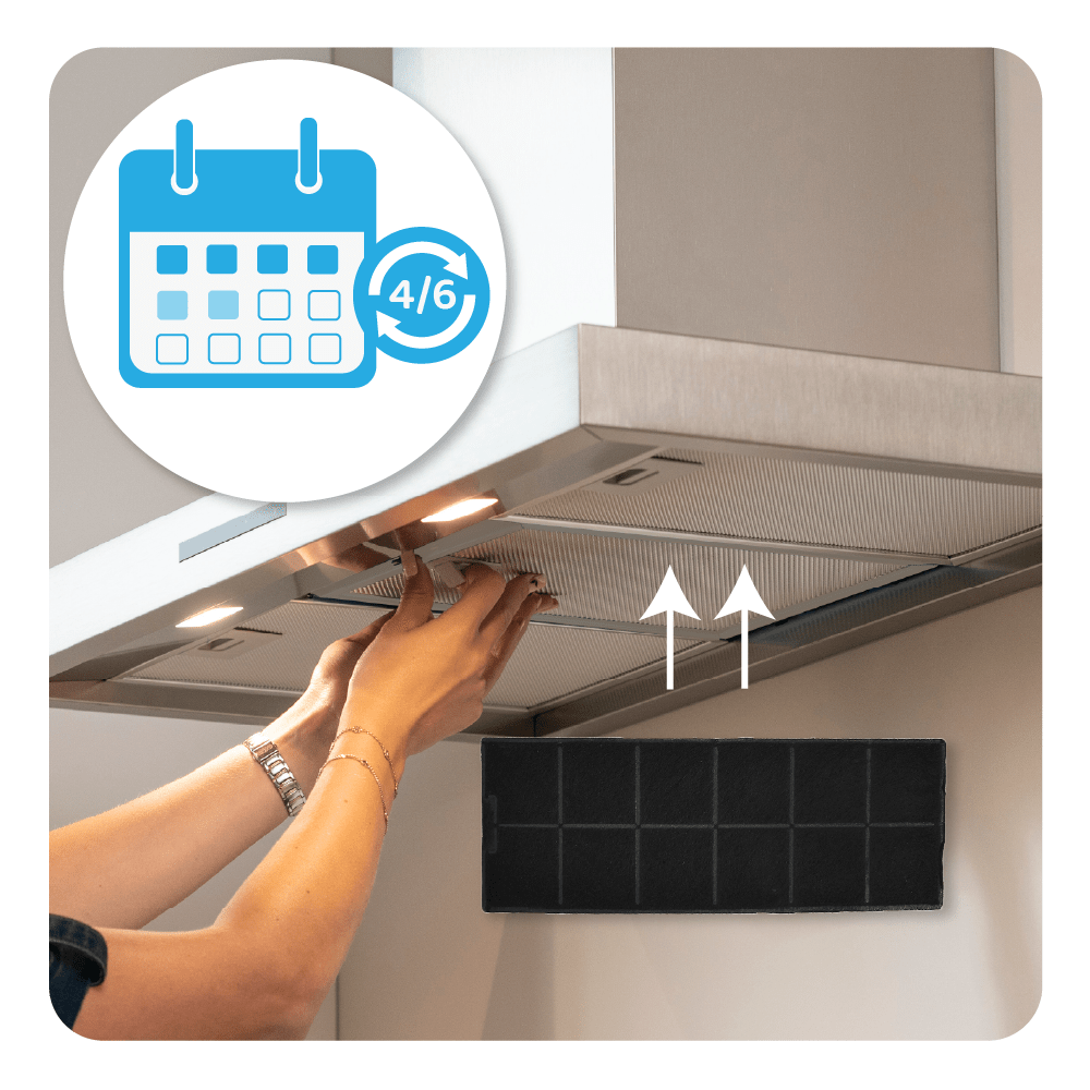 Filtro de carbono compatible con Tecnowind TIPO C / ACK62260 (2 unidades)