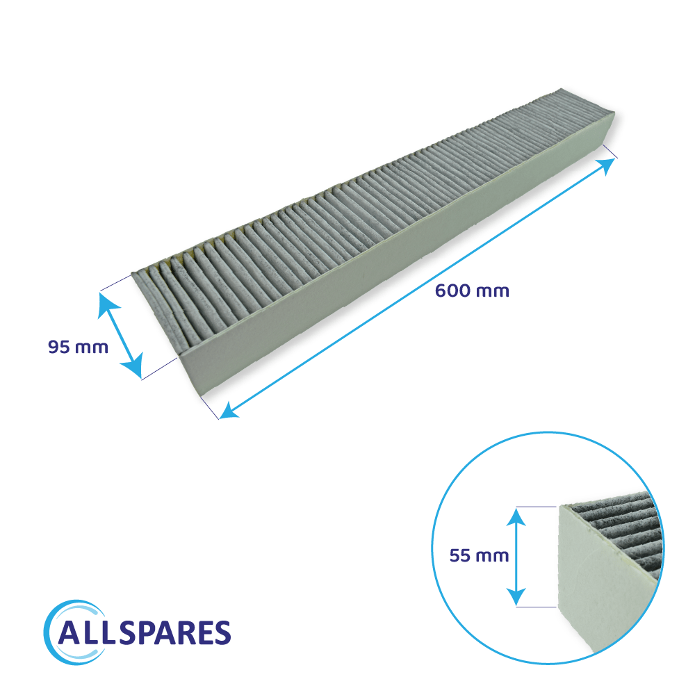Filtro de carbono compatible con Siemens 17000822 / HZ381700