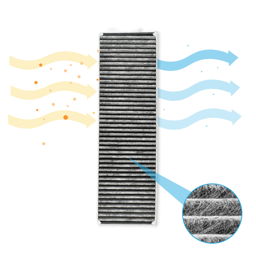Filtro de carbono compatible con Siemens 17000822 / HZ381700