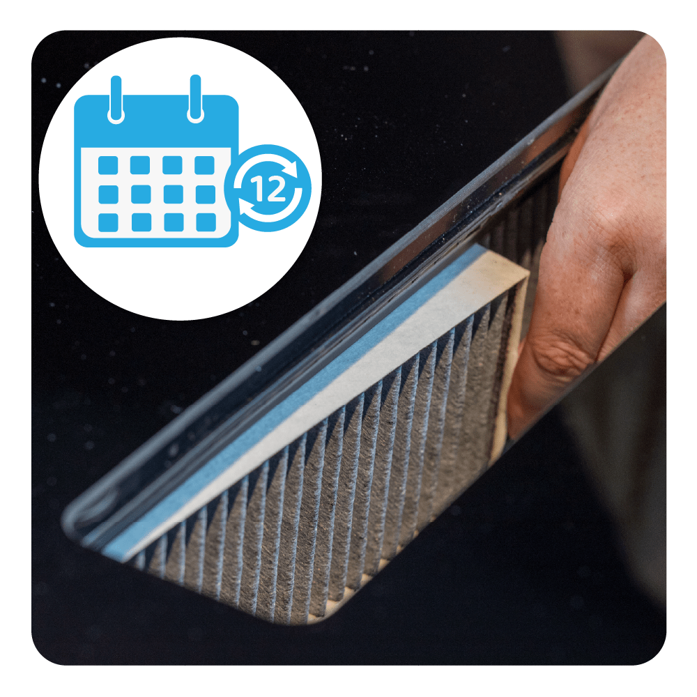 Filtro de carbono CleanAir compatible con Constructa CA282110 / 17000822