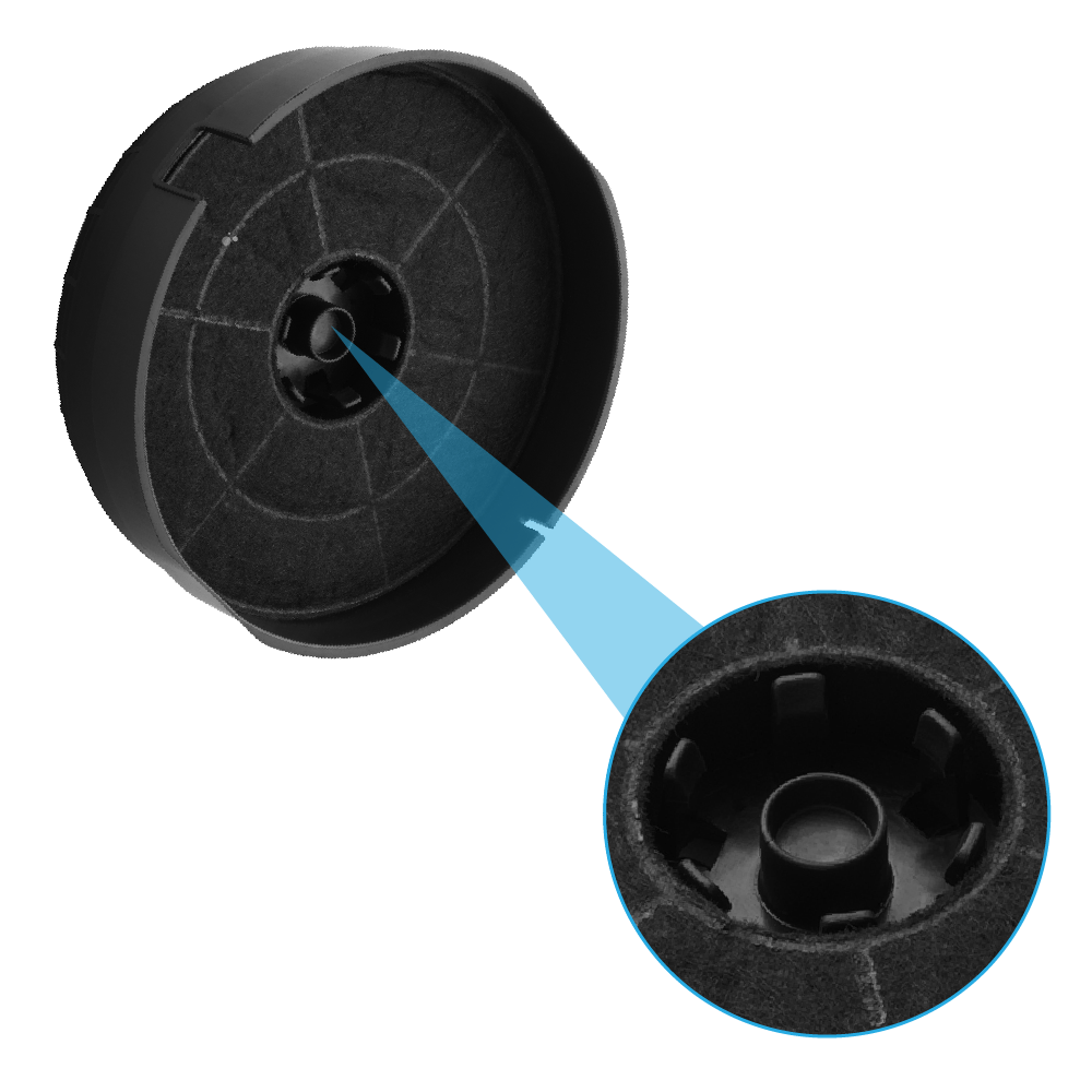 Filtro de carbono compatible con Airforce CFC0038000 (x2)
