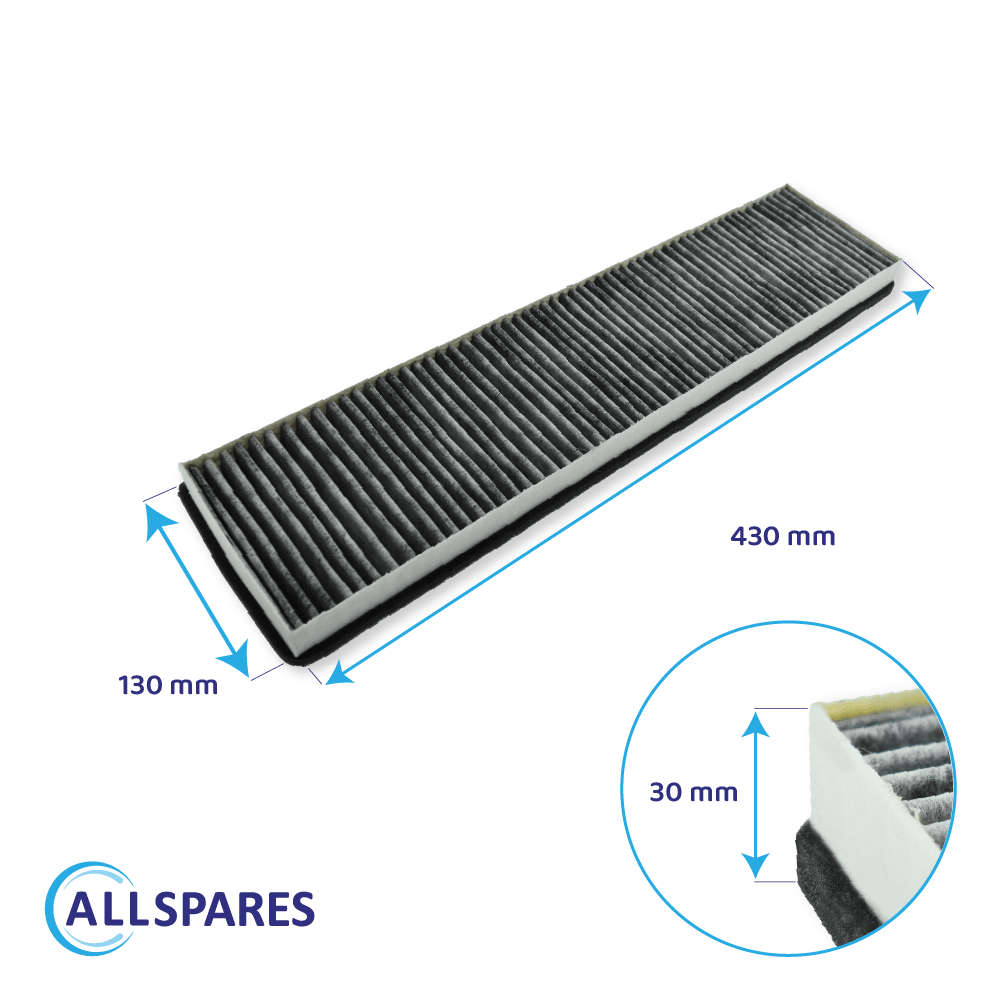 Filtro de carbono DKF13-P compatible con Miele
