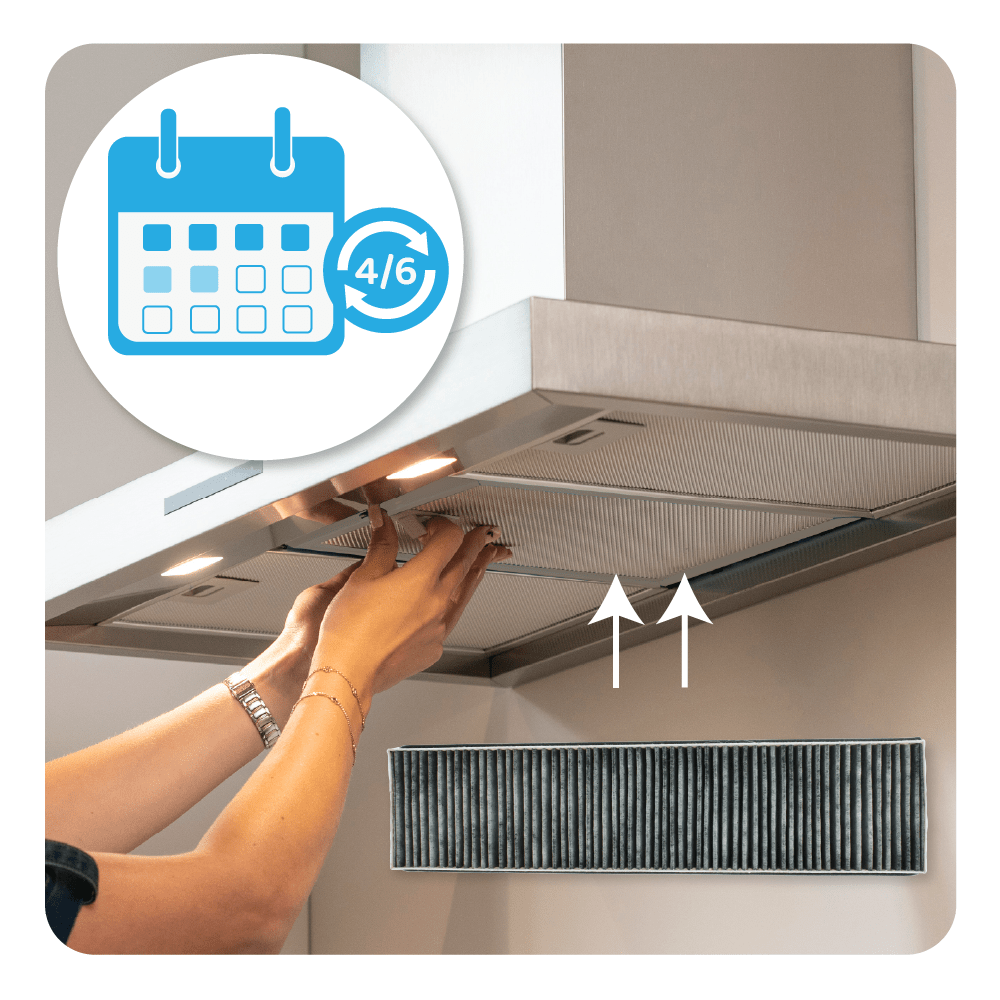 Filtro de carbono DKF13-P compatible con Miele