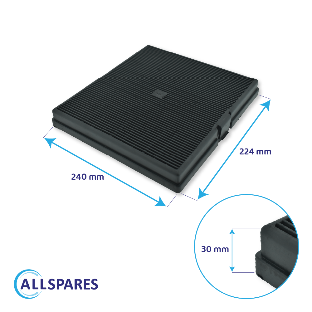 Filtro de carbono compatible con Juno 9029793693 / D241