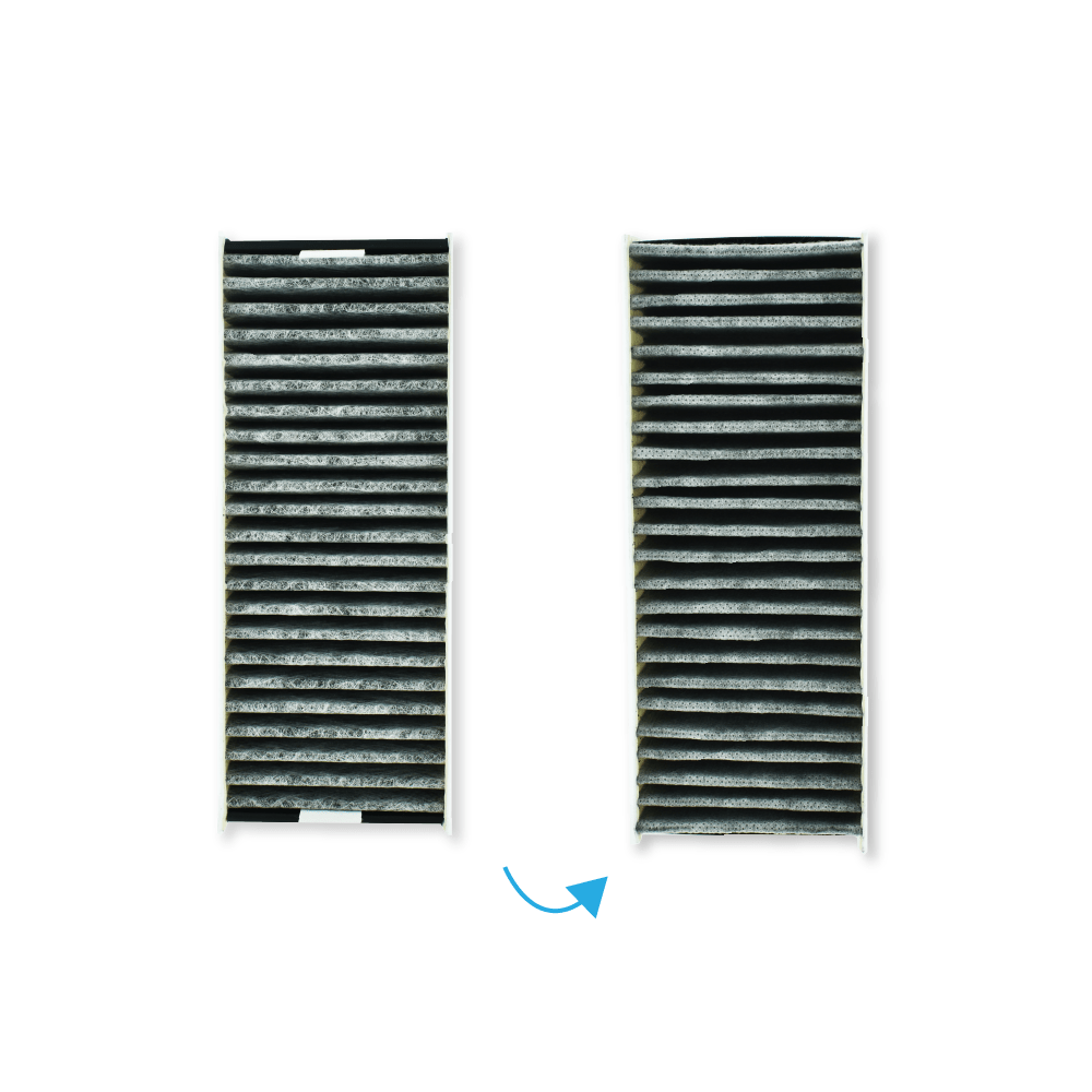 Filtro de carbono CleanAir compatible con Siemens 17007113 / HZ9VRUD0 (x4)