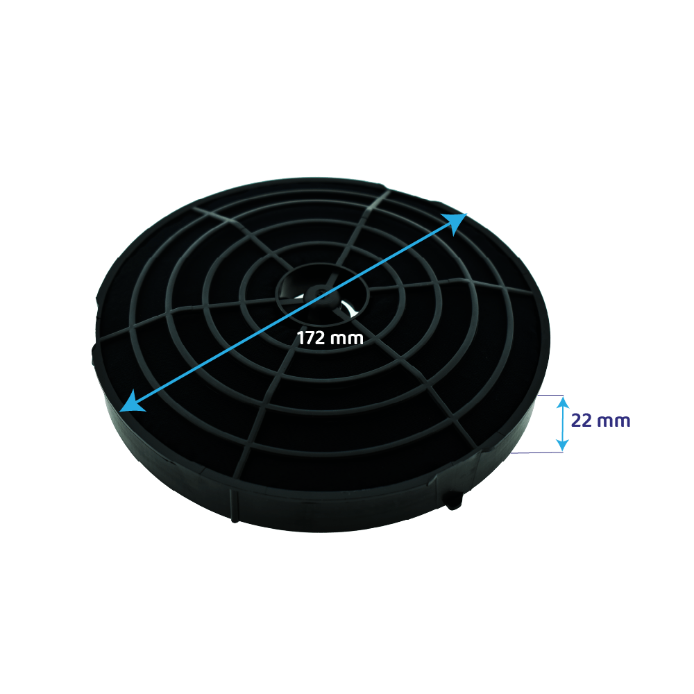 Filtro de carbono regenerable compatible con Pelgrim HF2015 (x2)